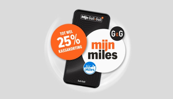 Air Miles sparen bij Gall & Gall
